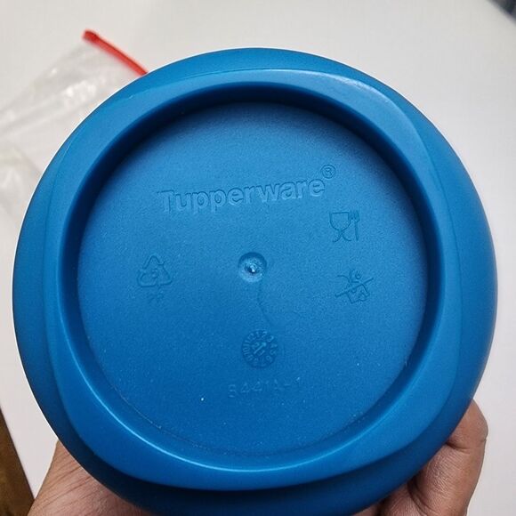 Tupperware Peacock Blue Insulated Soup Mug Travel Jar NEW - Picture 5 of 7